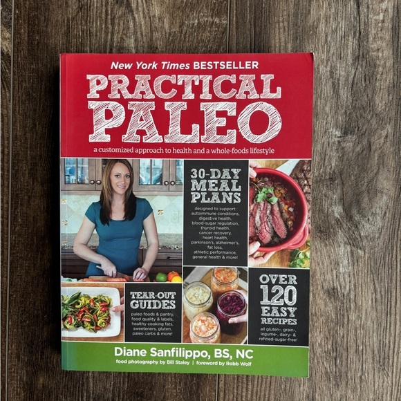 Practical Paleo Cookbook 30-Day Meal Plans Over 120 Recipes Diane Sanfilippo - Picture 1 of 7